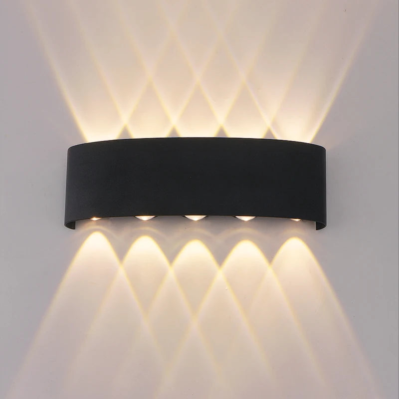 Up and down LED Wall Lamp Waterproof Interior Wall Light for Bedroom Living Room Corridor Indoor Outdoor Lighting